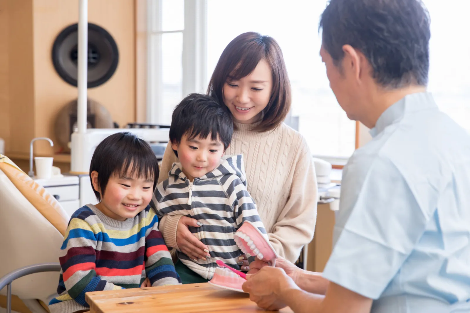 医師と親子